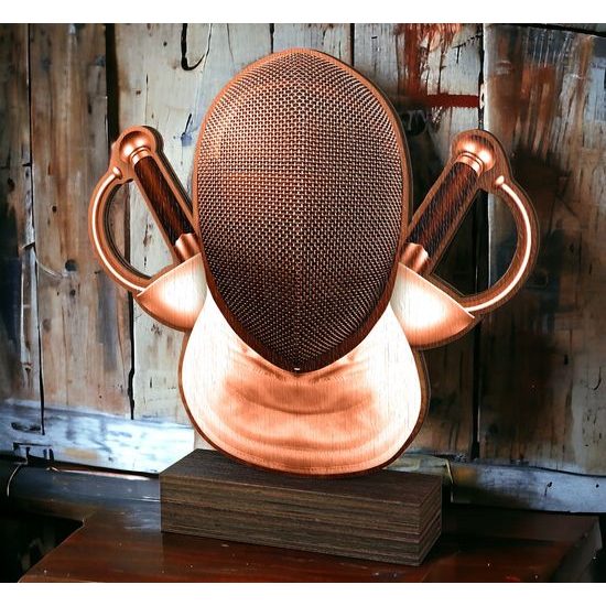 Sierra Classic Fencing Real Wood Trophy
