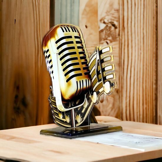 Cannes Classic Microphone Singing Trophy