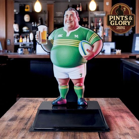 Pints & Glory Rugby Trophy