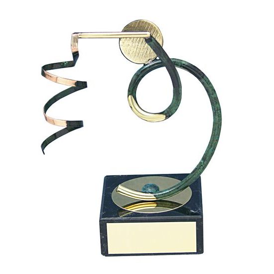 Bilbao Rhythmic Gymnastics Handmade Metal Trophy