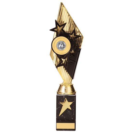 Pizzazz Gold and Black Stars Trophy