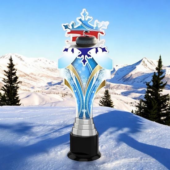 Verbier Curling Snowflake Trophy
