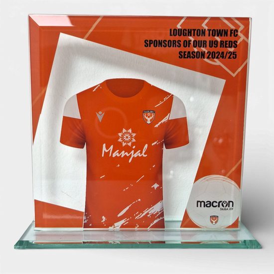 Eloise Custom Printed Club Shirt Glass Award