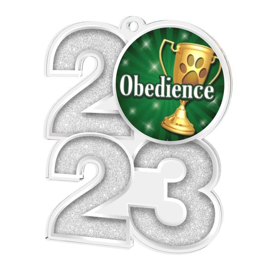 Dog Show Obedience 2023 Acrylic Medal