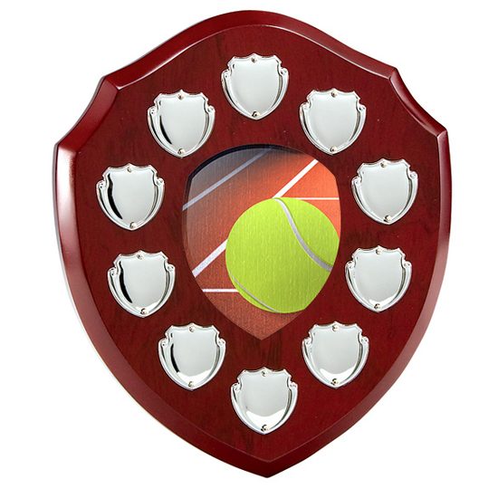 Anglia Tennis Rosewood Wooden 10 Year Annual Shield
