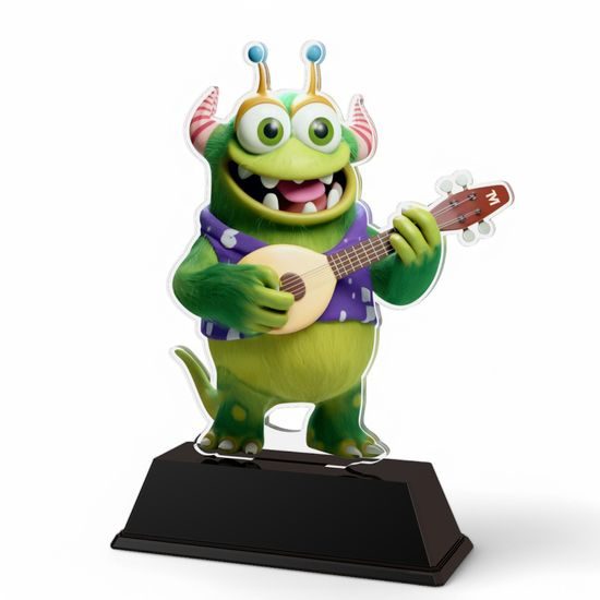 "Chordie" The Acoustic Guitar Trophy Monster