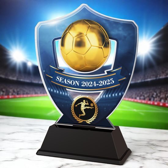 Club Colours Football Squad 2024-25 Shield Trophy