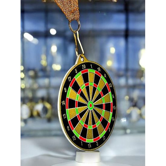 Aurum Darts Stainless Steel Medal