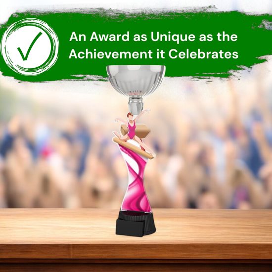 Montreal Female Gymnast Silver Cup Trophy