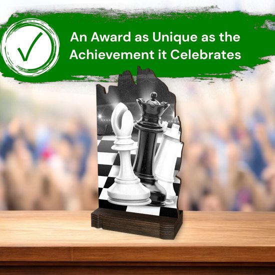 Shard Chess Eco Friendly Wooden Trophy
