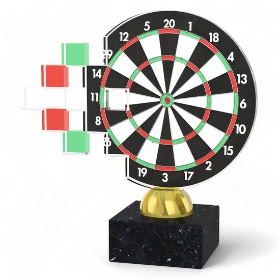 Techspire Darts Acrylic Trophy