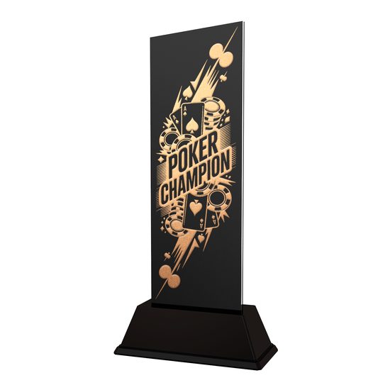 Shadowline Poker Champion Metal Trophy