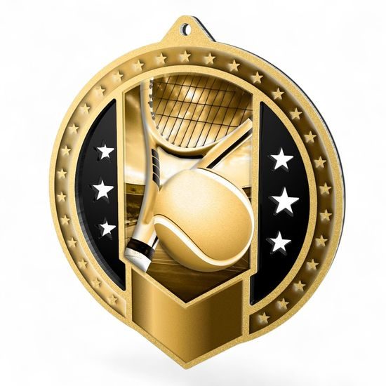 Sentinel Classic Tennis Stainless Steel Medal