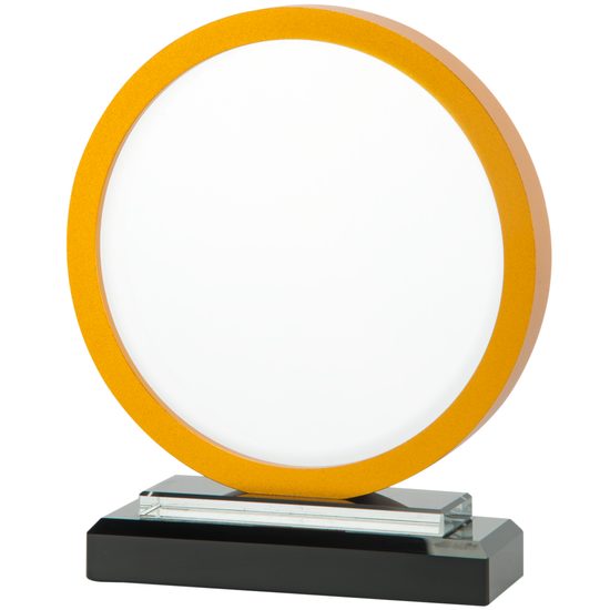 Vetra Gold Engraved Glass Award