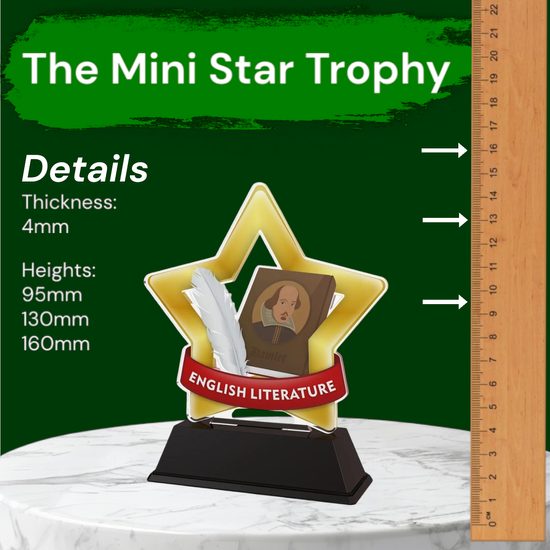 Mini Star English Literature Trophy