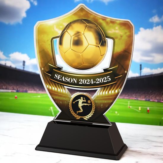 Club Colours Football Squad 2024-25 Shield Trophy