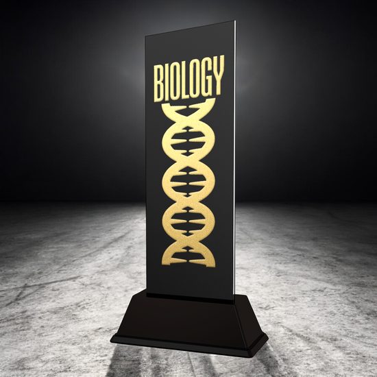 Shadowline School Biology Trophy – Stainless Steel Award
