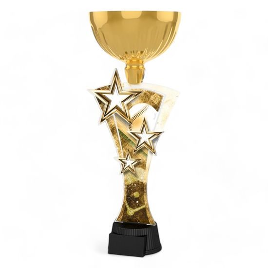 Triple Star Classic Baseball Gold Trophy Cup