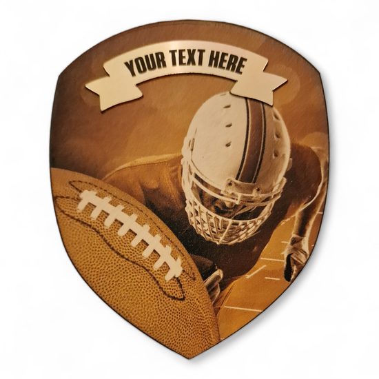 Regal Birchwood American Football Sepia Shield
