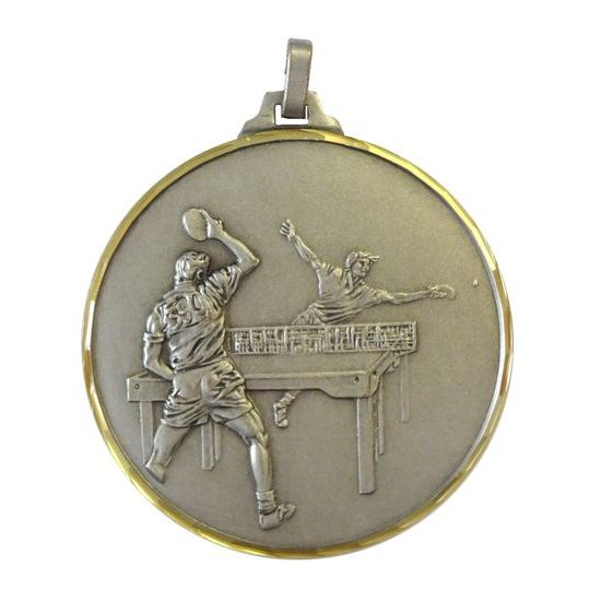 Diamond Edged Table Tennis Silver Medal