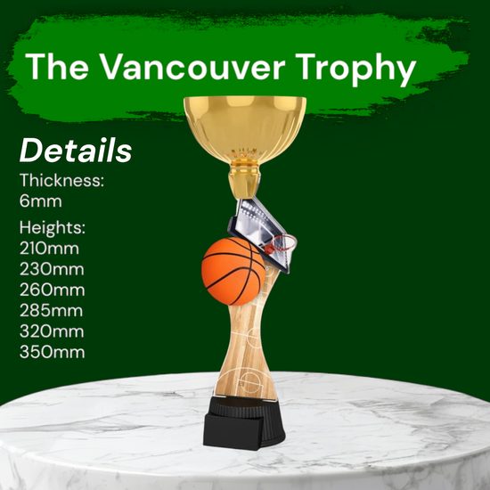 Vancouver Basketball Gold Cup Trophy