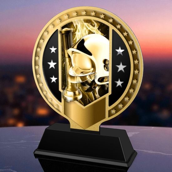 Sentinel Classic Stainless Steel Fire Fighters Trophy