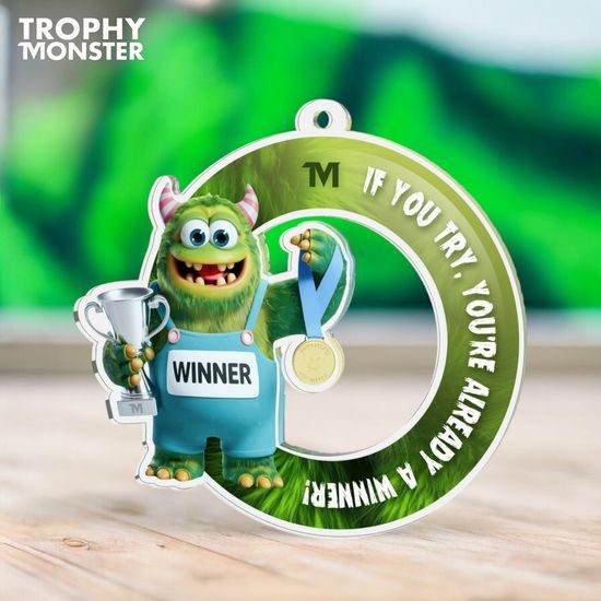 "Victorino" The Winner Trophy Monster Inspire Medal
