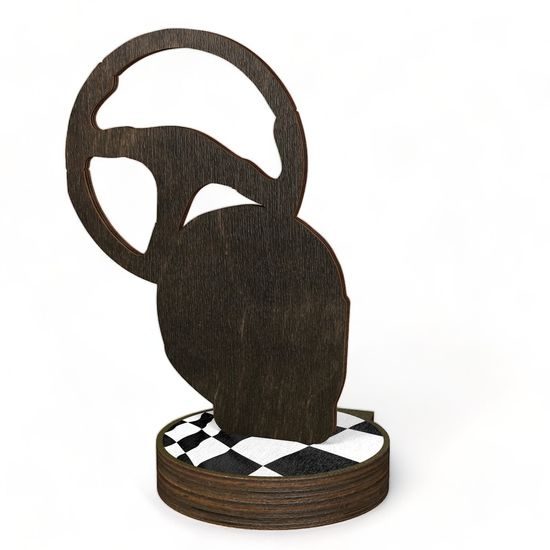 Grove Classic Motorsport Drivers Real Wood Trophy