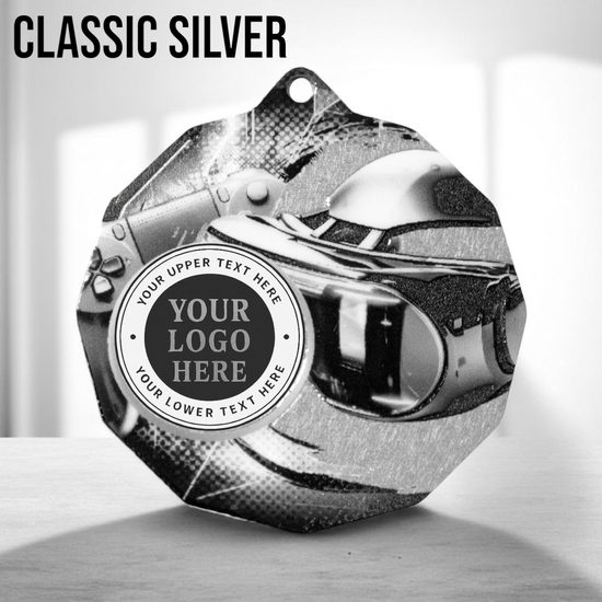 Dodeca eSport Gaming Stainless Steel Logo Insert Medal