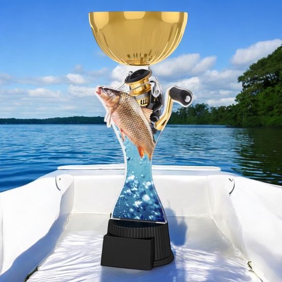 Vancouver Fishing Reel Gold Cup Trophy
