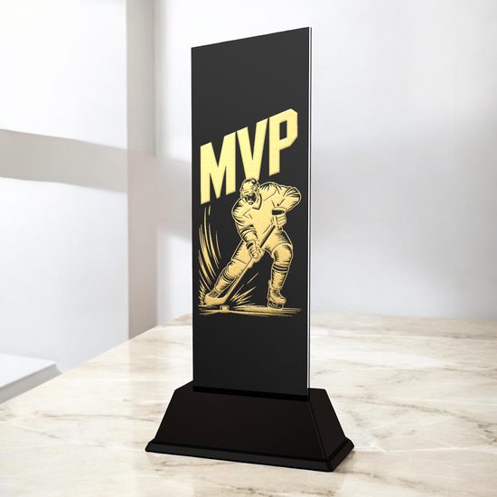Shadowline Ice Hockey Men’s MVP Trophy – Stainless Steel Award