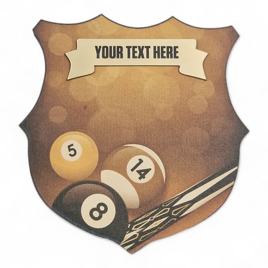 Heraldic Birchwood Pool Sepia Shield