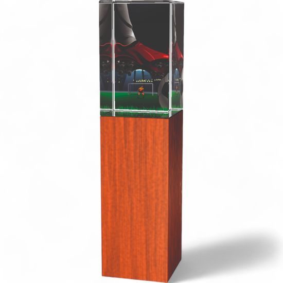 Lumina Football Boot Wood and Glass Award