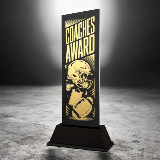 Shadowline American Football Coaches Award – Stainless Steel Trophy