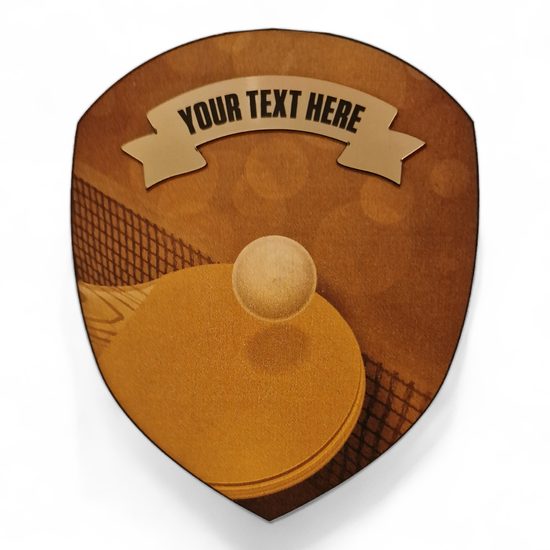 Regal Birchwood Table Tennis Sepia Shield