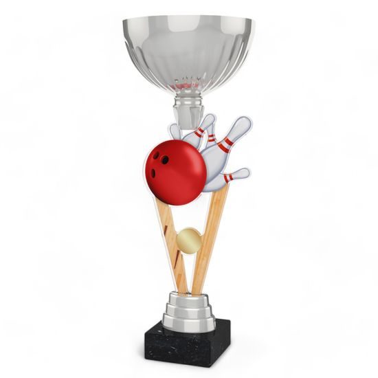 Napoli Ten Pin Bowling Silver Trophy Cup