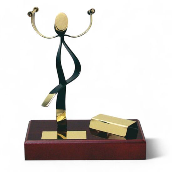 Barcelona Aerobics Handmade Metal Trophy