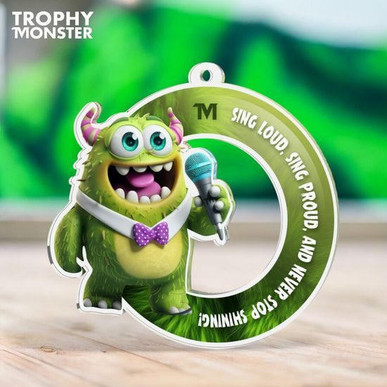 "Karaokemon" The Singing Trophy Monster Inspire Medal