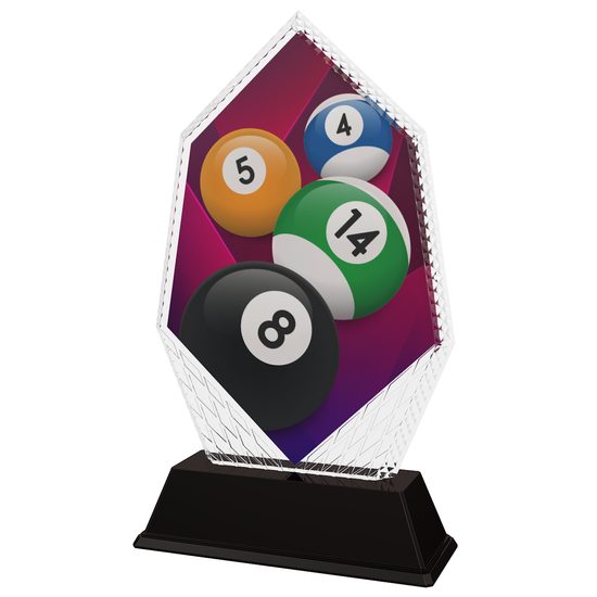 Cleo Pool Balls Trophy