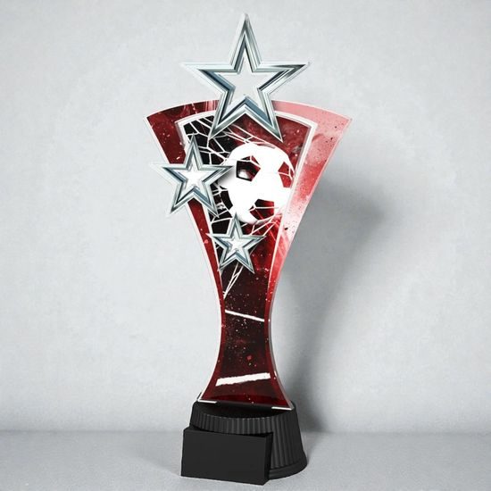 Triple Red Star Football Trophy