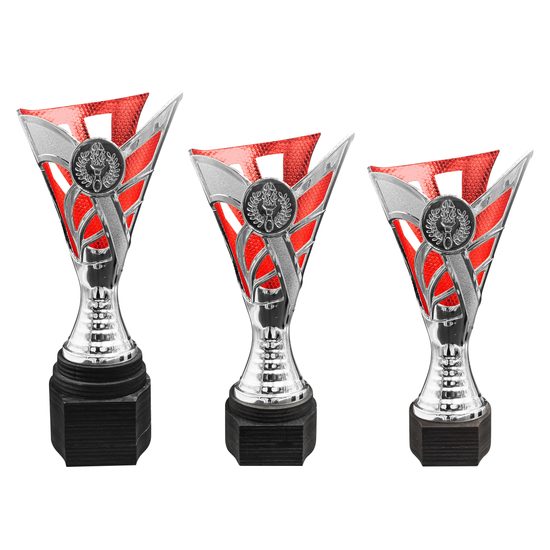 Tewin Silver & Red Laser Cup (FREE LOGO)