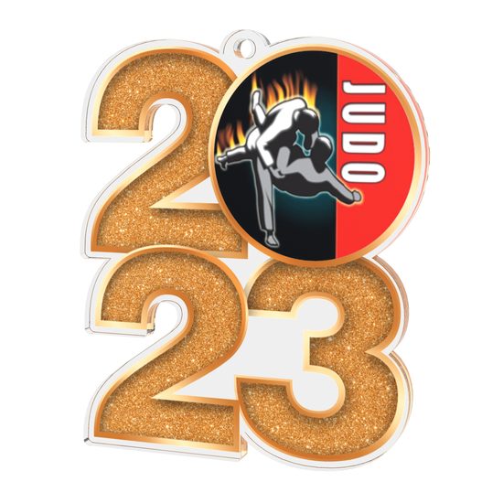 Judo 2023 Acrylic Medal