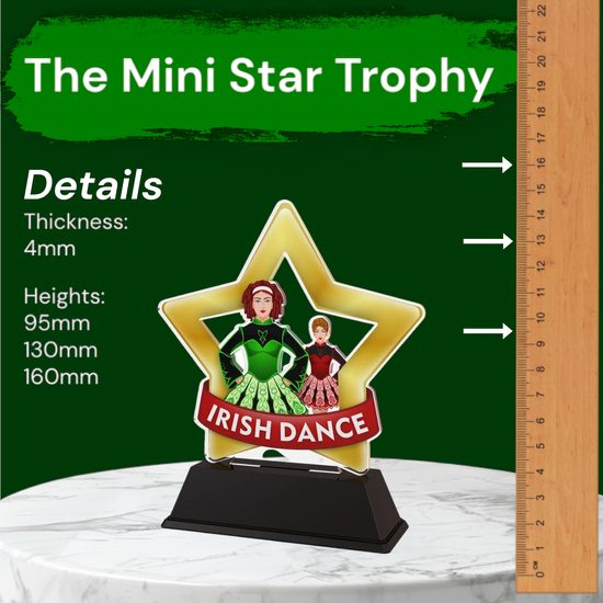 Mini Star Irish Dance Trophy
