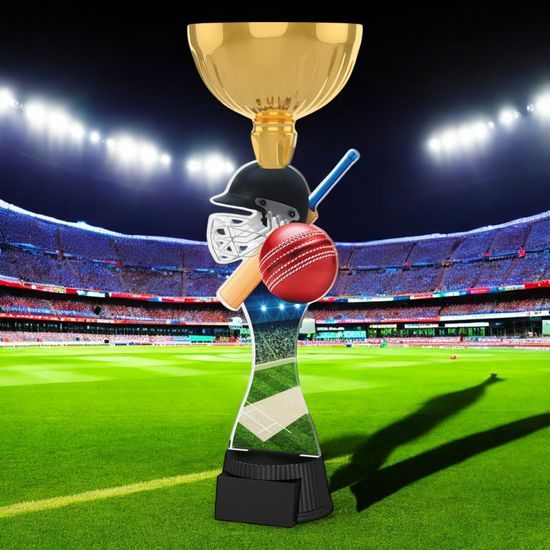 Vancouver Cricket Helmet Gold Cup Trophy