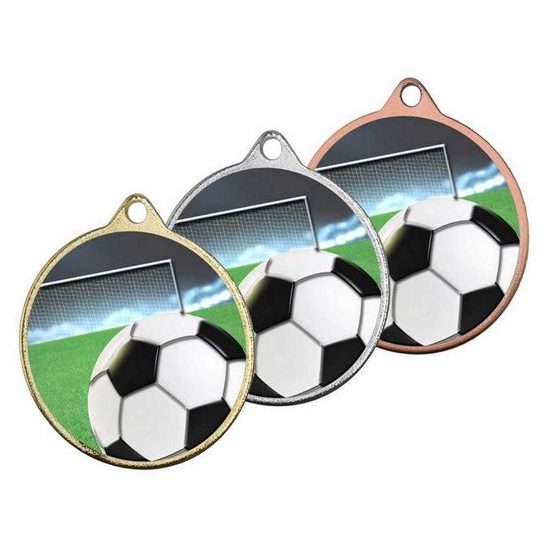 Hercules Texture Print Football Medal