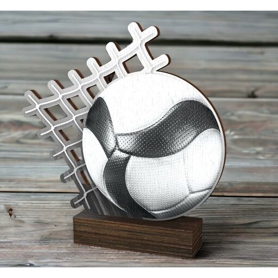 Sierra Classic Volleyball Real Wood Trophy