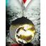 Rincon Classic Disco Ball Black Acrylic Medal