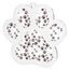 Black Pooch Dog Paw Medal