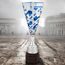 Caesar Silver Blue Trophy Cone Cup