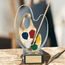Chagall Art Handmade Metal Trophy